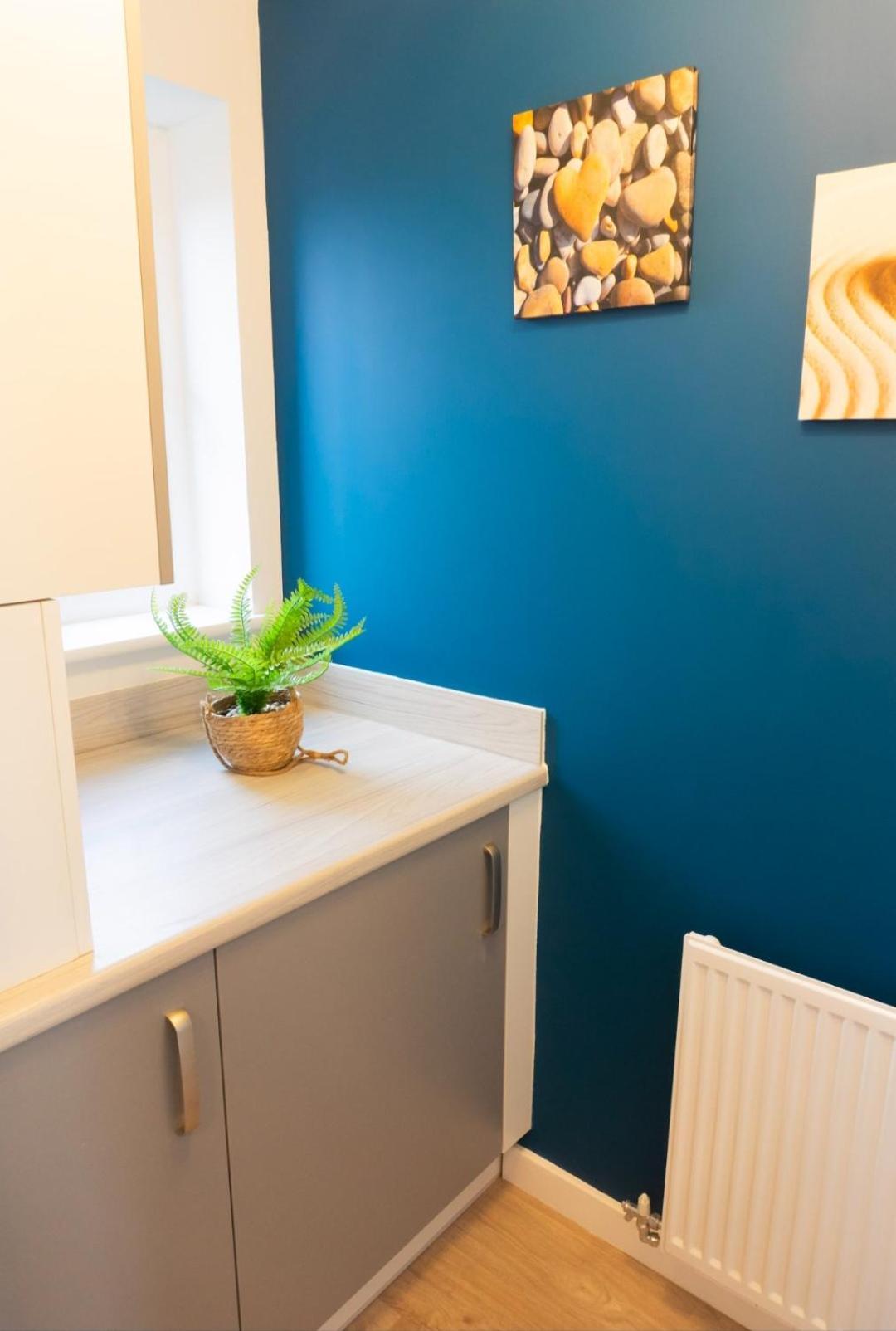 Stylish House With Private Parking Villa Glasgow Eksteriør bilde